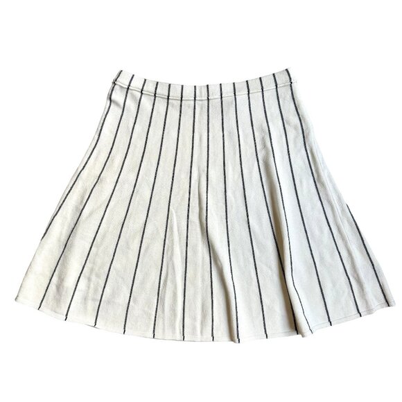 2/$18 SALE! Theory Skirt Womens Striped Mini White Size XS Tennis Old Money - Picture 1 of 8
